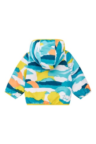 Windjack met Capuchon Laguna Beach - Blauw en groen