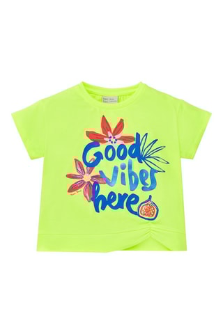 T-shirt Acid Bloom - Groen