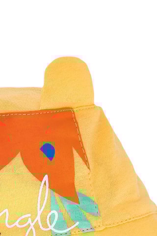 Dubbelzijdig bobhoedje Animal Life - Oranje