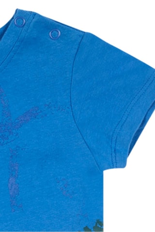 T-shirt Eco  Safari - Blauw