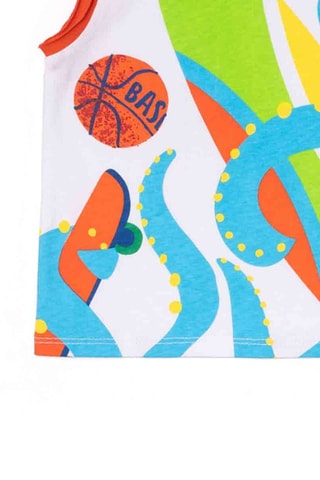 T-shirt Holidays - Wit en rood