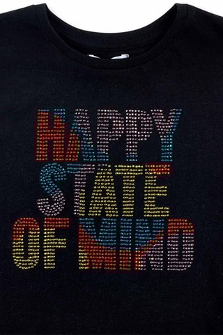 T-shirt en Short Summer Vibes - Zwart en paars