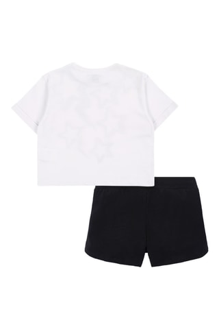 T-shirt en Short Summer Vibes - Wit en zwart