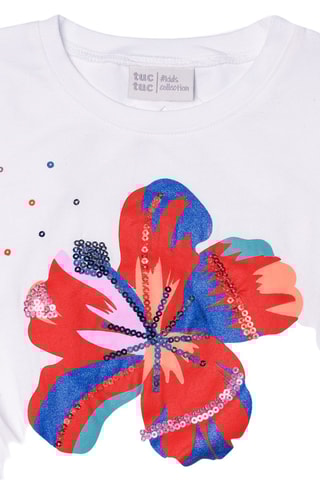 T-shirt Hello Playa - Wit