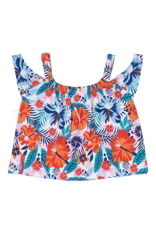 Top Hello Playa - Rood en blauw