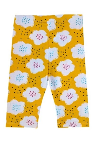 Legging Tiny Critters - Wit en geel