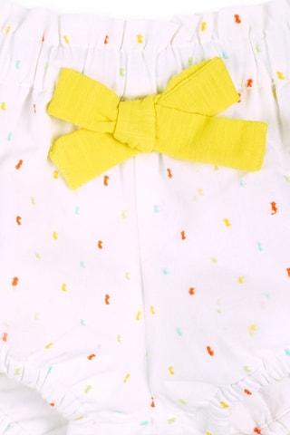 T-shirt en Bloomer Sunday - Wit en geel