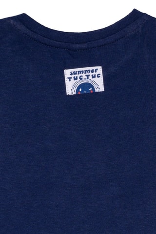 T-shirt Beach Day - Blauw