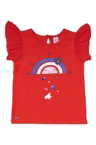 T-shirt Beach Day - Rood