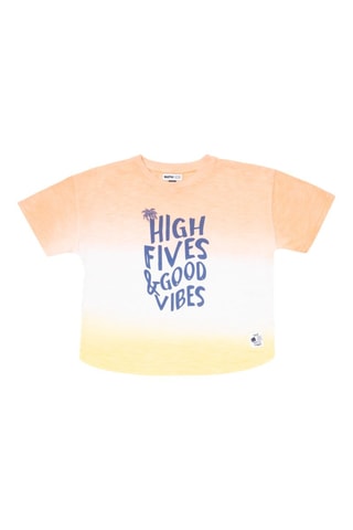 T-shirt Dip and Dye Beach Days - Oranje