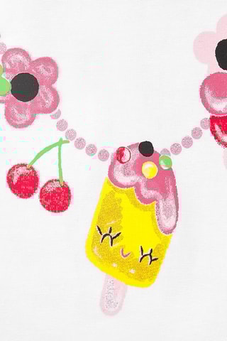 T-shirt Creamy ice - Wit