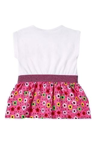 Jurk Creamy Ice - Wit en rood