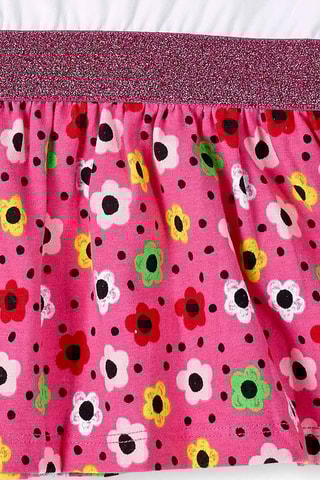 Jurk Creamy Ice - Wit en rood