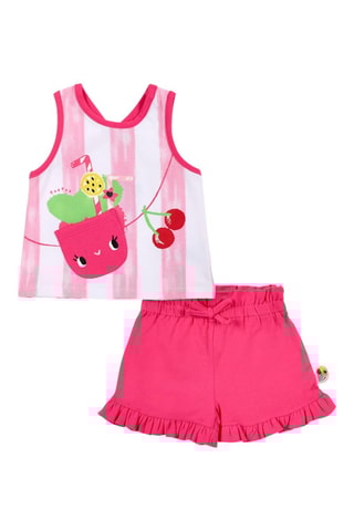 Hemd en Short Creamy Ice - Roze