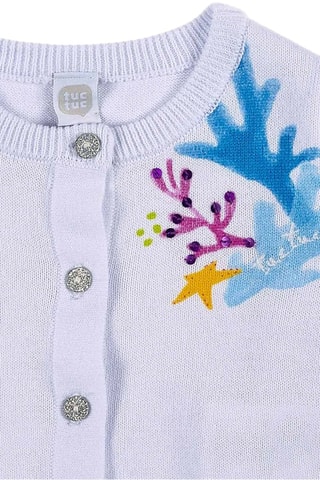 Vest Ocean Wonders - Wit en blauw