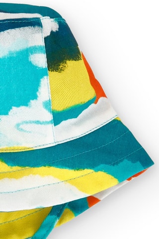 Bobhoedje Laguna Beach - Wit en blauw