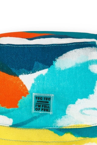 Bobhoedje Laguna Beach - Wit en blauw