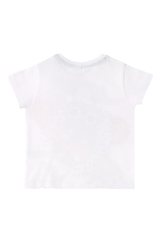 T-shirt Banana Records - Wit en groen