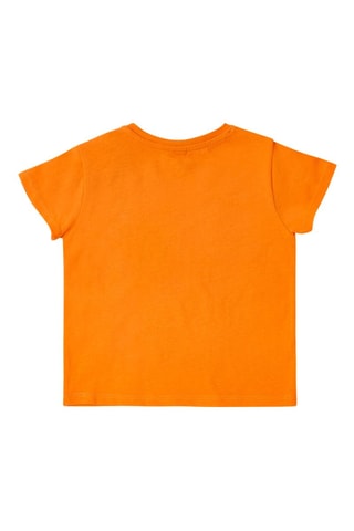 T-shirt Banana Records - Oranje