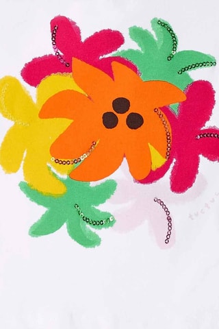 T-shirt Banana Records - Wit