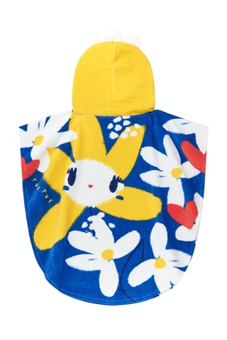 Cape de bain à capuche Hey buddie - Jaune