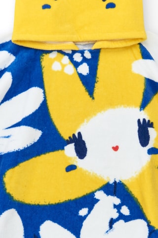 Cape de bain à capuche Hey buddie - Jaune