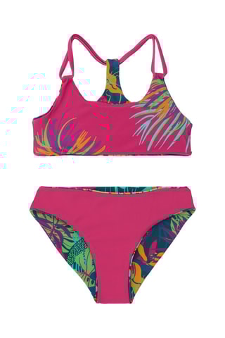 Dubbelzijdige Bikini Tropical Vibes - Roze