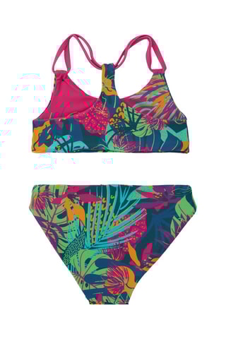 Dubbelzijdige Bikini Tropical Vibes - Roze