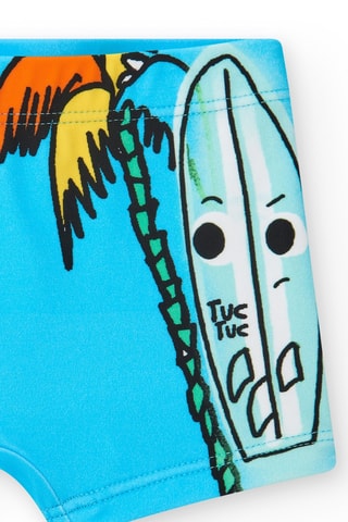 Zwemshort First have fun - Blauw