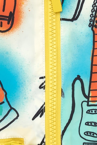 Windjack met Capuchon First have fun - Wit