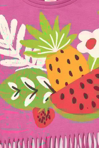 T-shirt Vacay Feelings - Paars