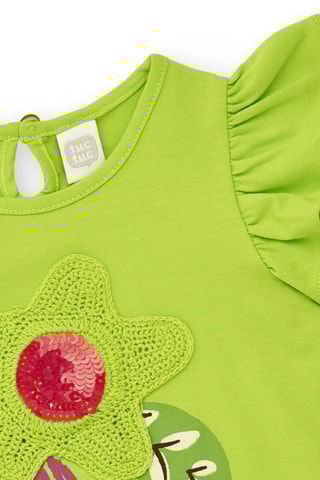 T-shirt Vacay Feelings - Geel