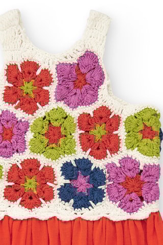 Jurk Trompe-l’œil Vacay Feelings - Rood