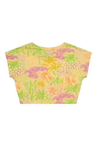 T-shirt Beach Stories - Geel