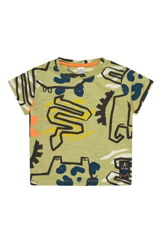 T-shirt Say Cheese - Groen