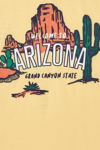 T-shirt Road trip - Beige