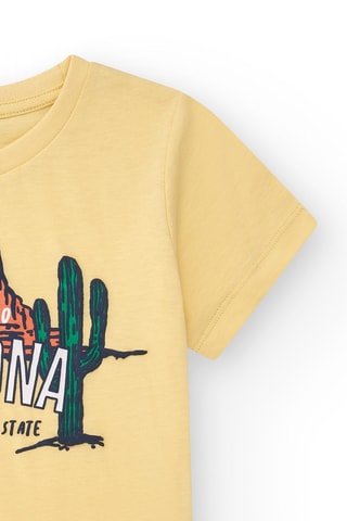 T-shirt Road trip - Beige