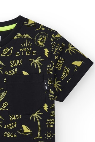 T-shirt Endless Summer - Zwart