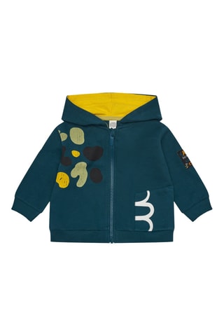 Sweat à capuche Say Cheese - Vert