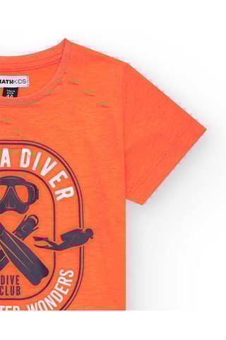 T-shirt Creatures of the deep - Rood