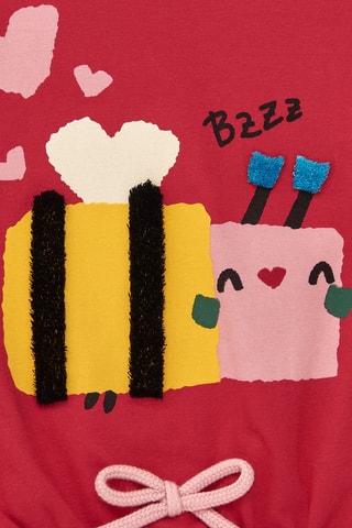 T-shirt Happy Garden - Rood