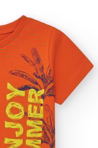 T-shirt Bar de praia - Rood