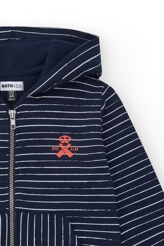 Sweat à capuche Creatures of the deep - Noir