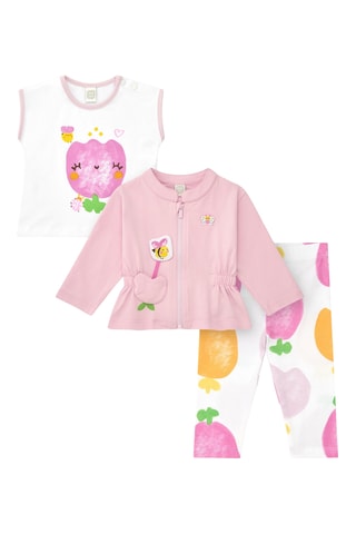 3-delige Set Berry Sweater - Paars