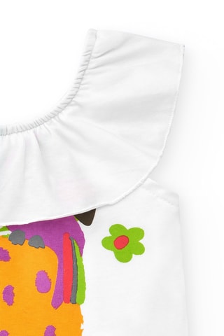 T-shirt Vacay Feelings - Wit