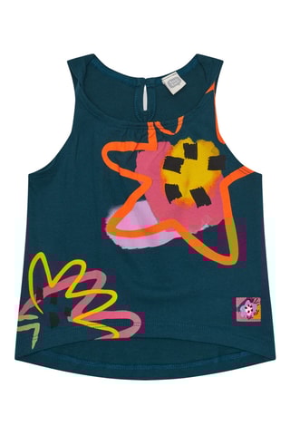 T-shirt Say Cheese - Groen