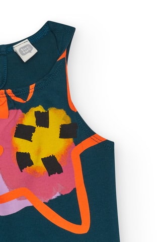 T-shirt Say Cheese - Groen