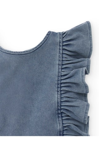 T-shirt Tropical Vibes - Blauw