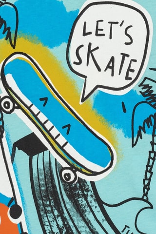 T-shirt First have fun - Groen