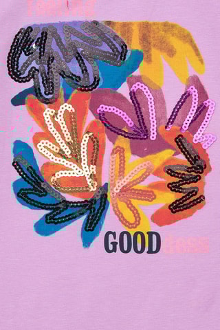 T-shirt Sun Lover - Paars